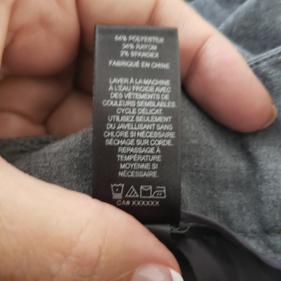 Harve Bernard Grey Dress Pants Sz 2 - Picture 7 of 8